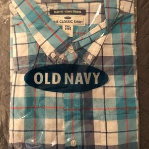 Old Navy Plaid Shit XXXL NWT still in retail bag.